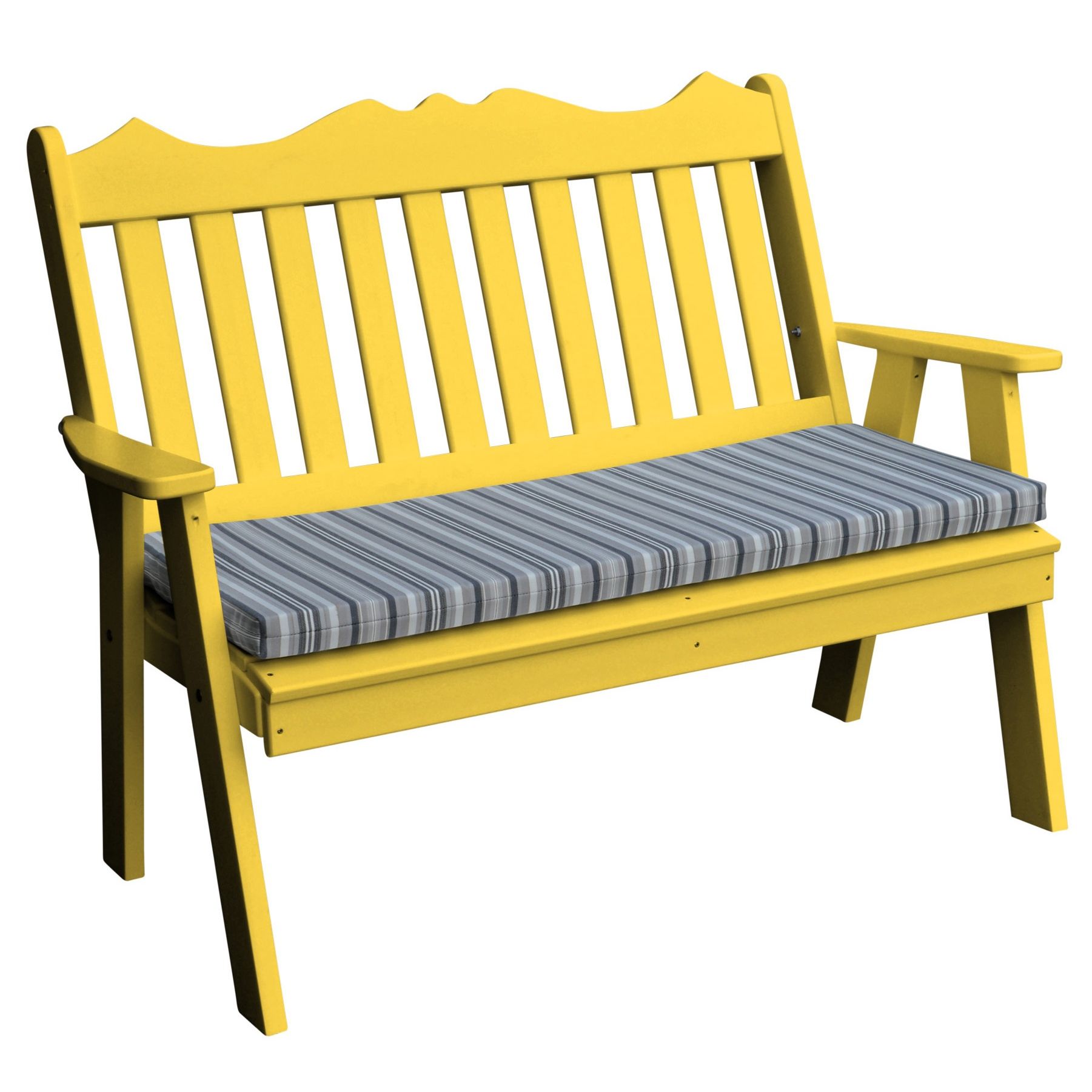 A&L Furniture Poly Lumber Royal English Garden Bench