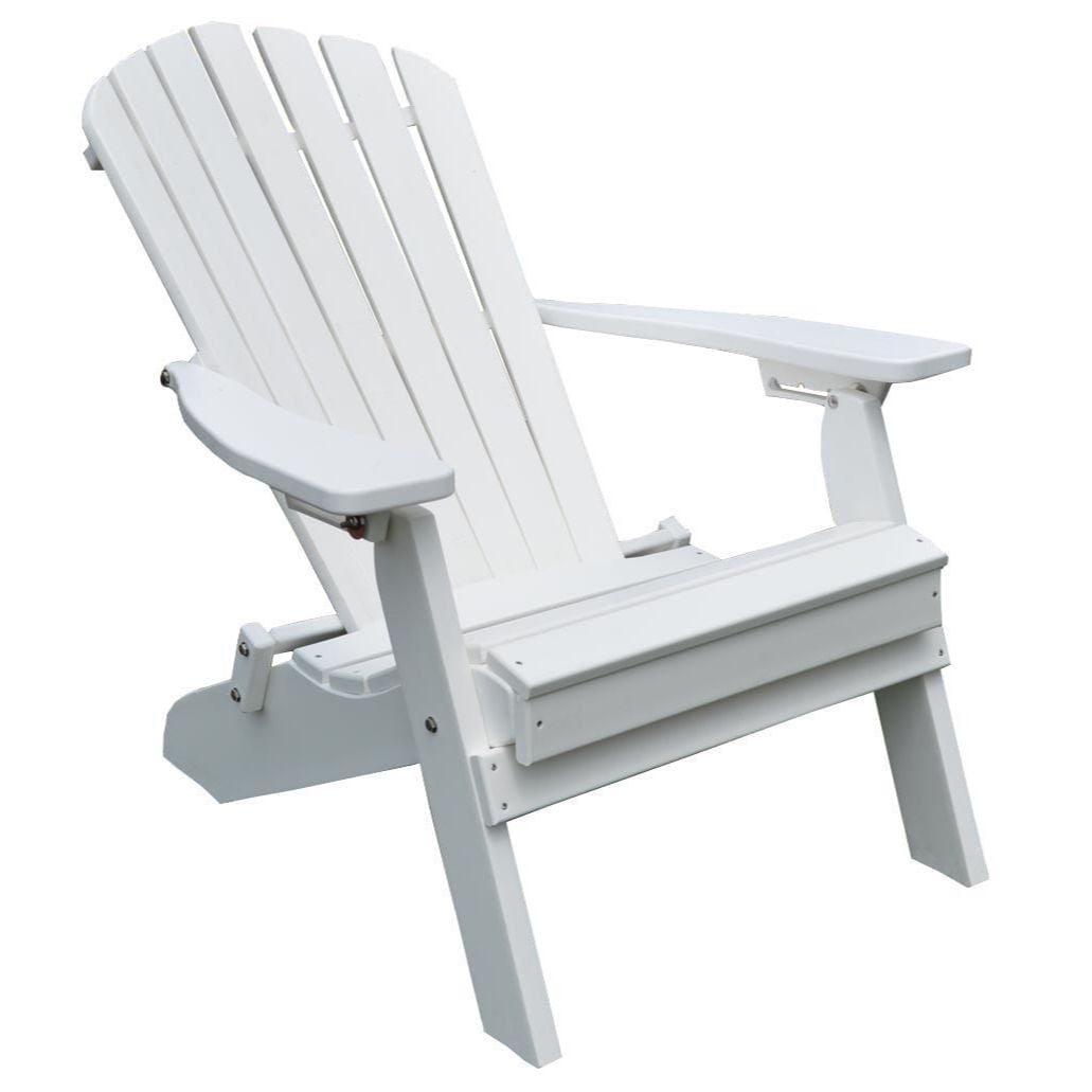 A&L Furniture Poly Lumber Folding and Reclining Adirondack Chair