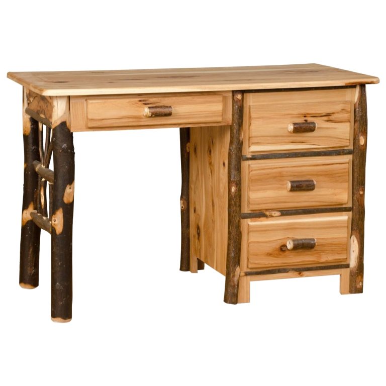 Rustic Hickory Student Desk