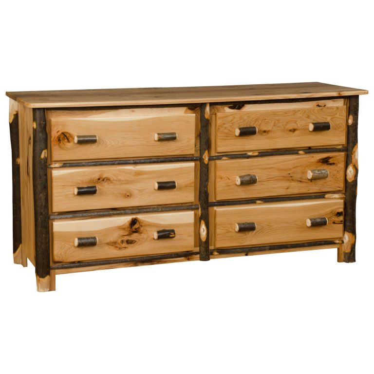 Rustic Hickory Dresser