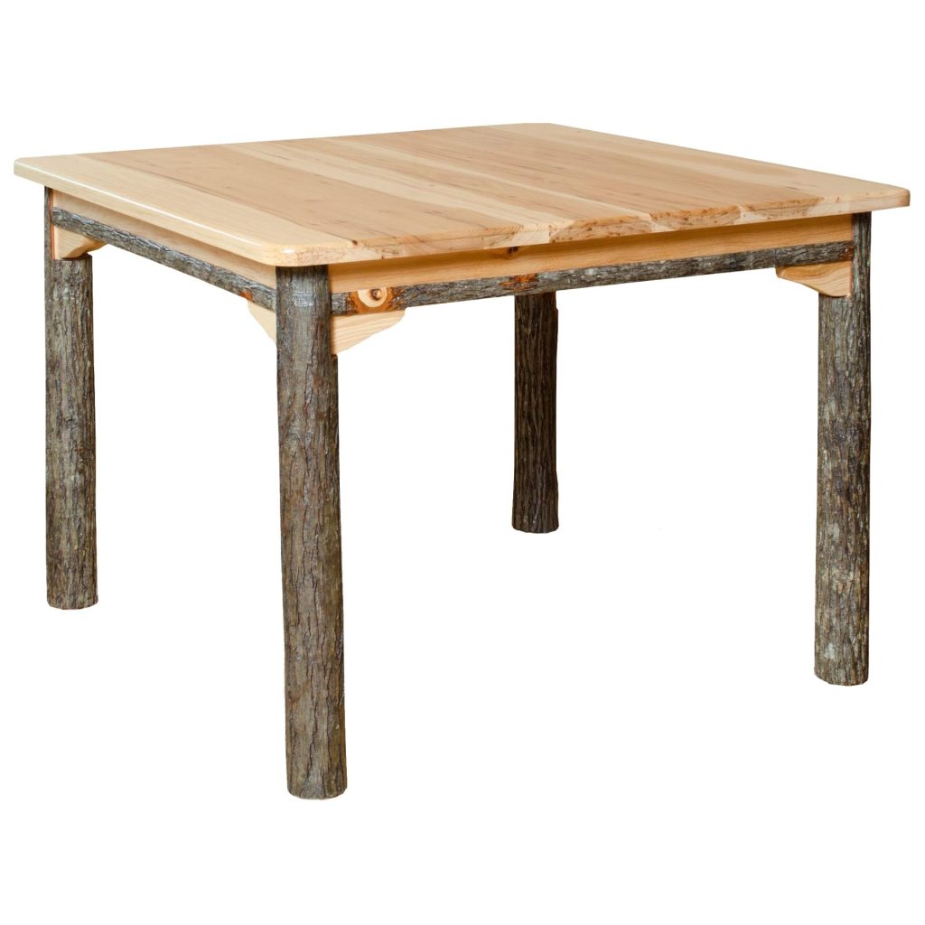 Rustic Hickory Dining Table