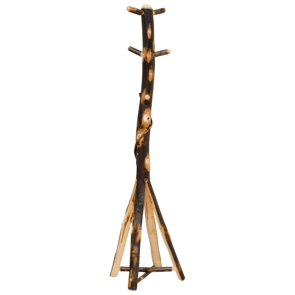 Rustic Hickory Coat Rack