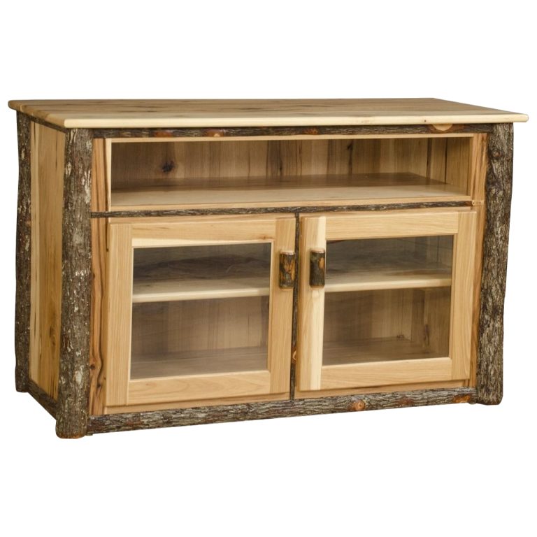 Rustic Hickory TV Stand