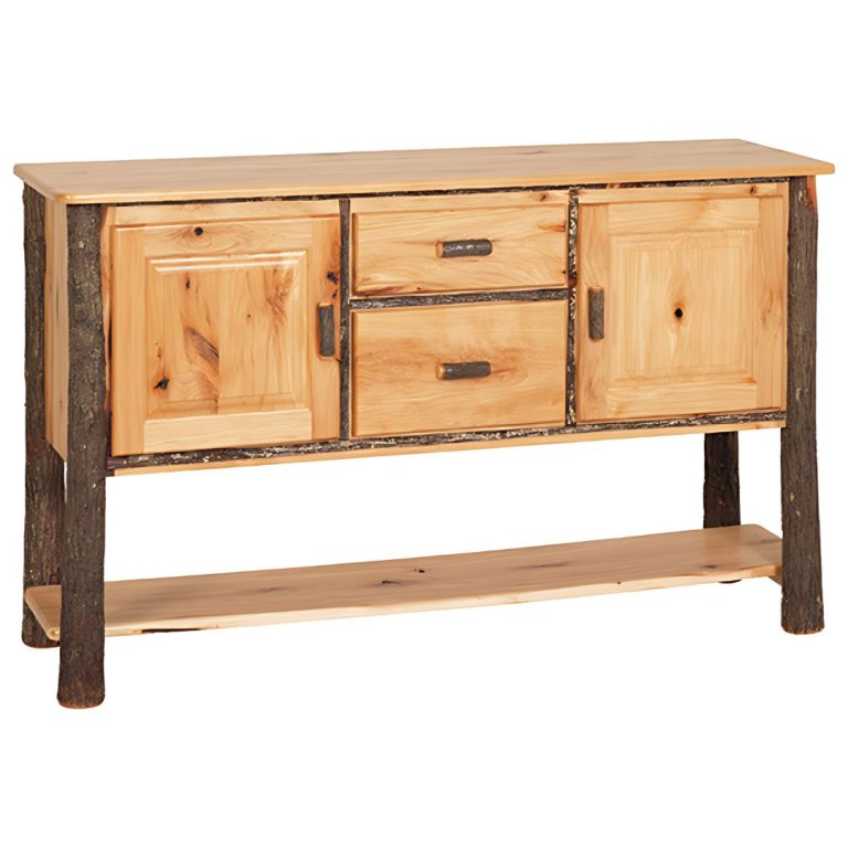 Rustic Hickory Buffet Server
