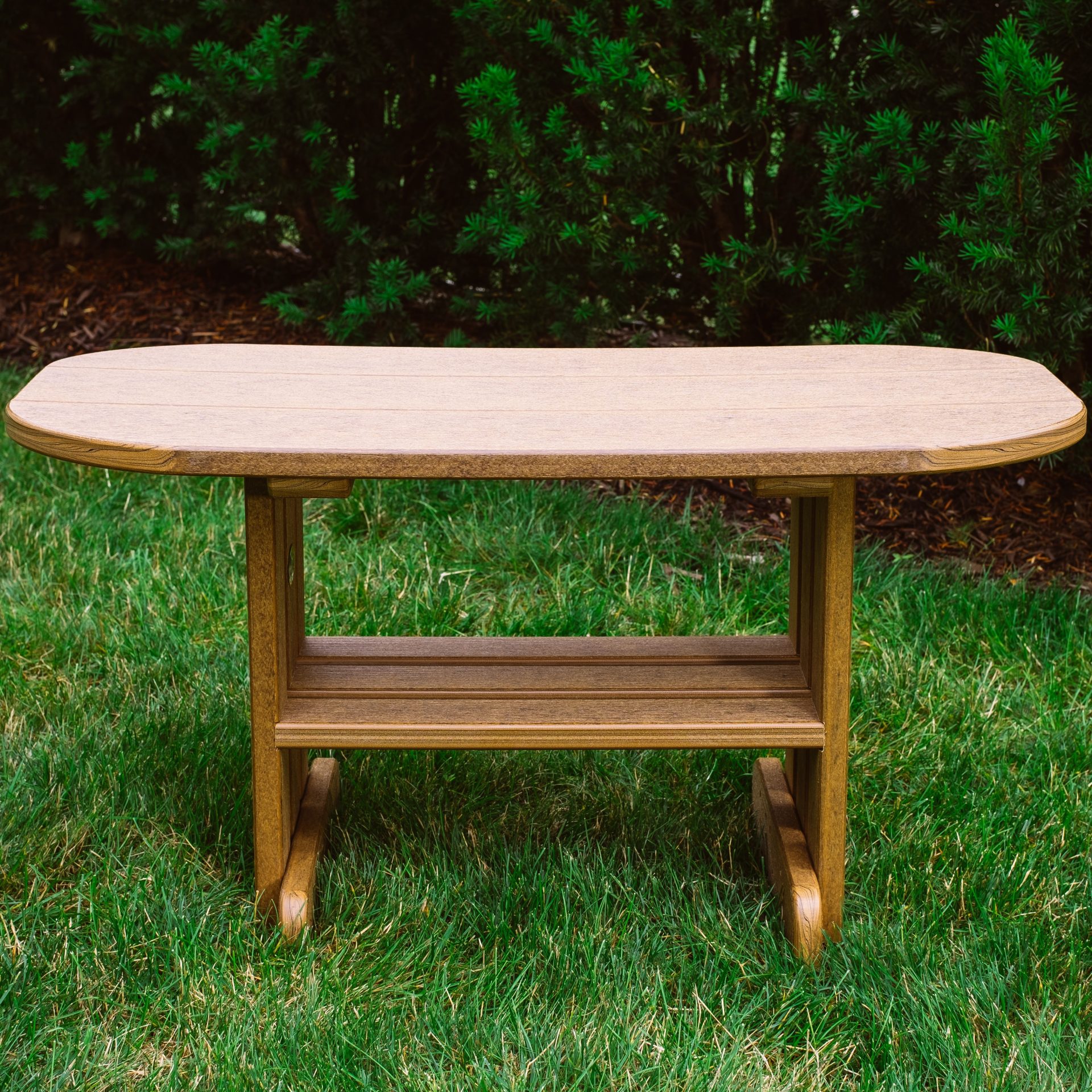 Poly Lumber Oval Coffee Table