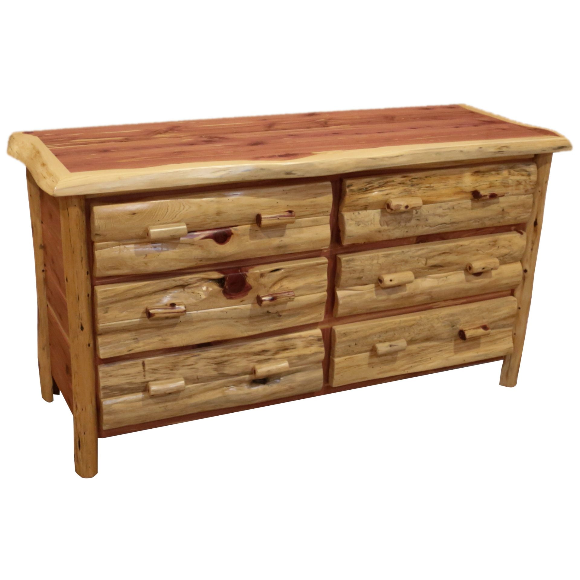 Rustic Red Cedar Log Dresser