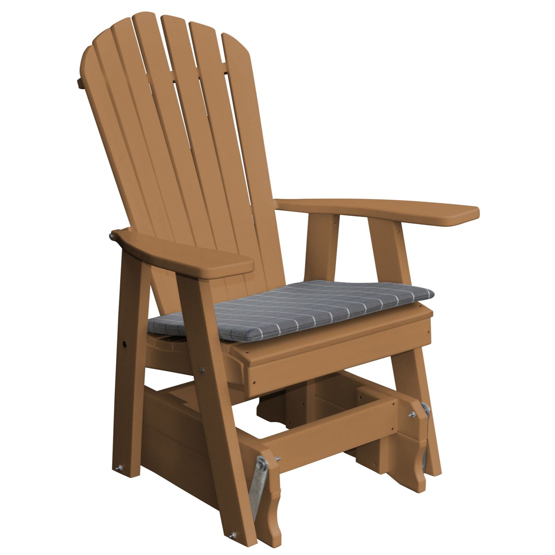 A&L Furniture Poly Lumber Adirondack Glider Chair