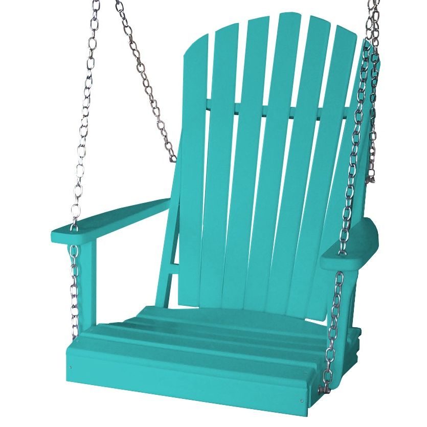 Poly Lumber Adirondack Swing Chair