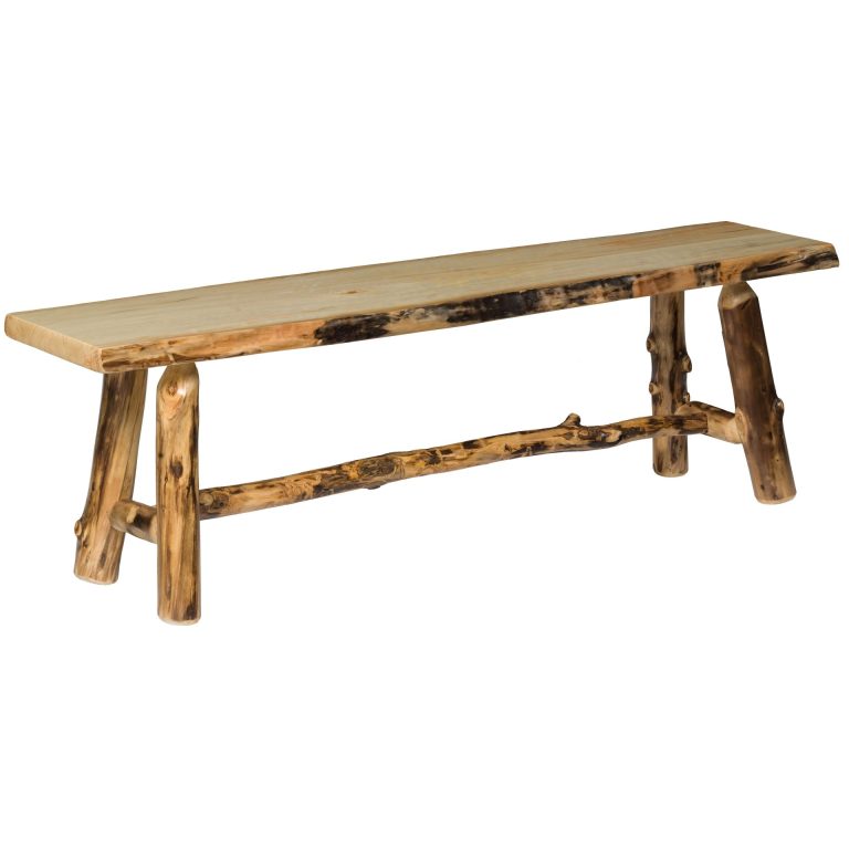 Rustic Aspen Dining Bench