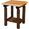 White Cedar Two-Tone Open Nightstand