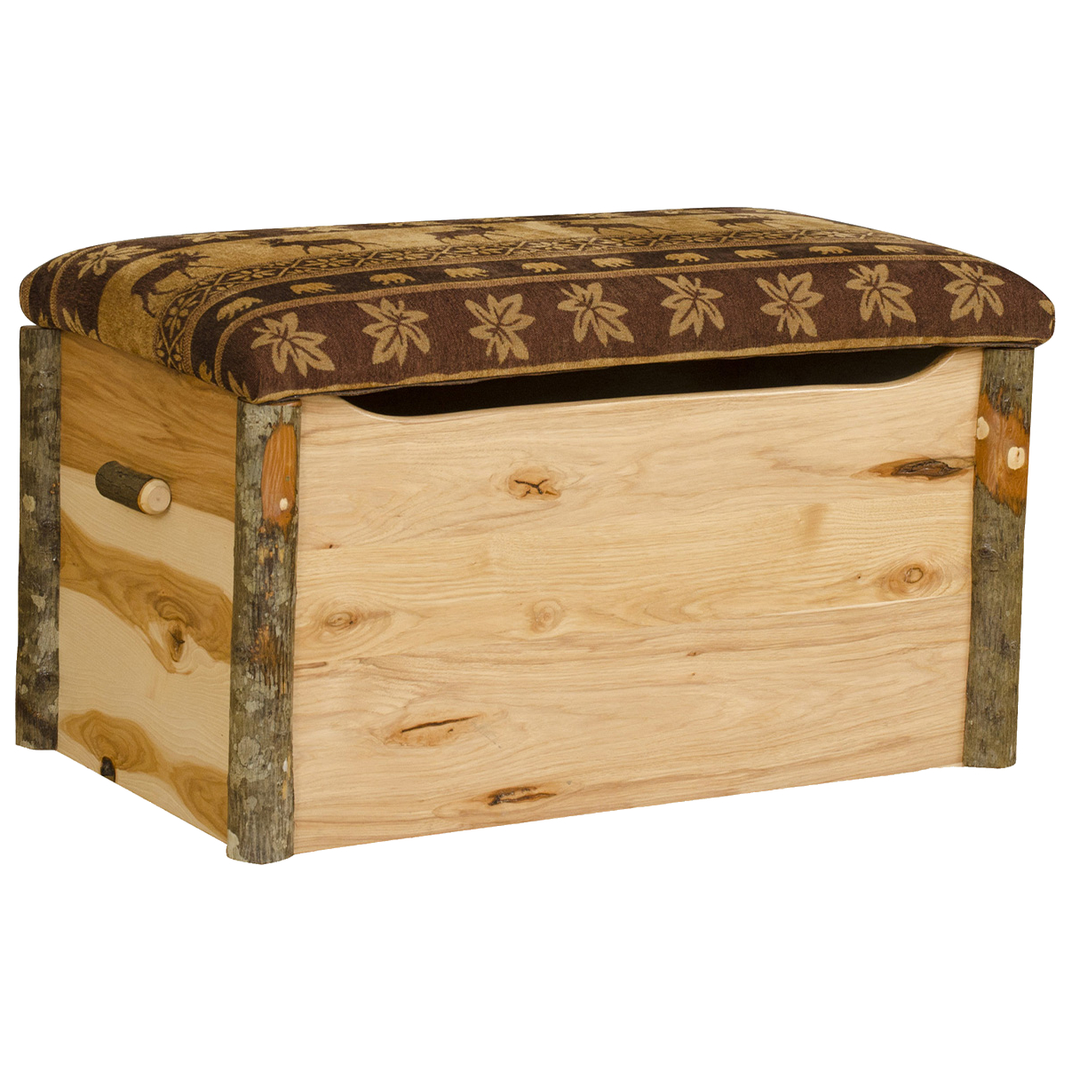 Rustic Hickory Blanket Chest