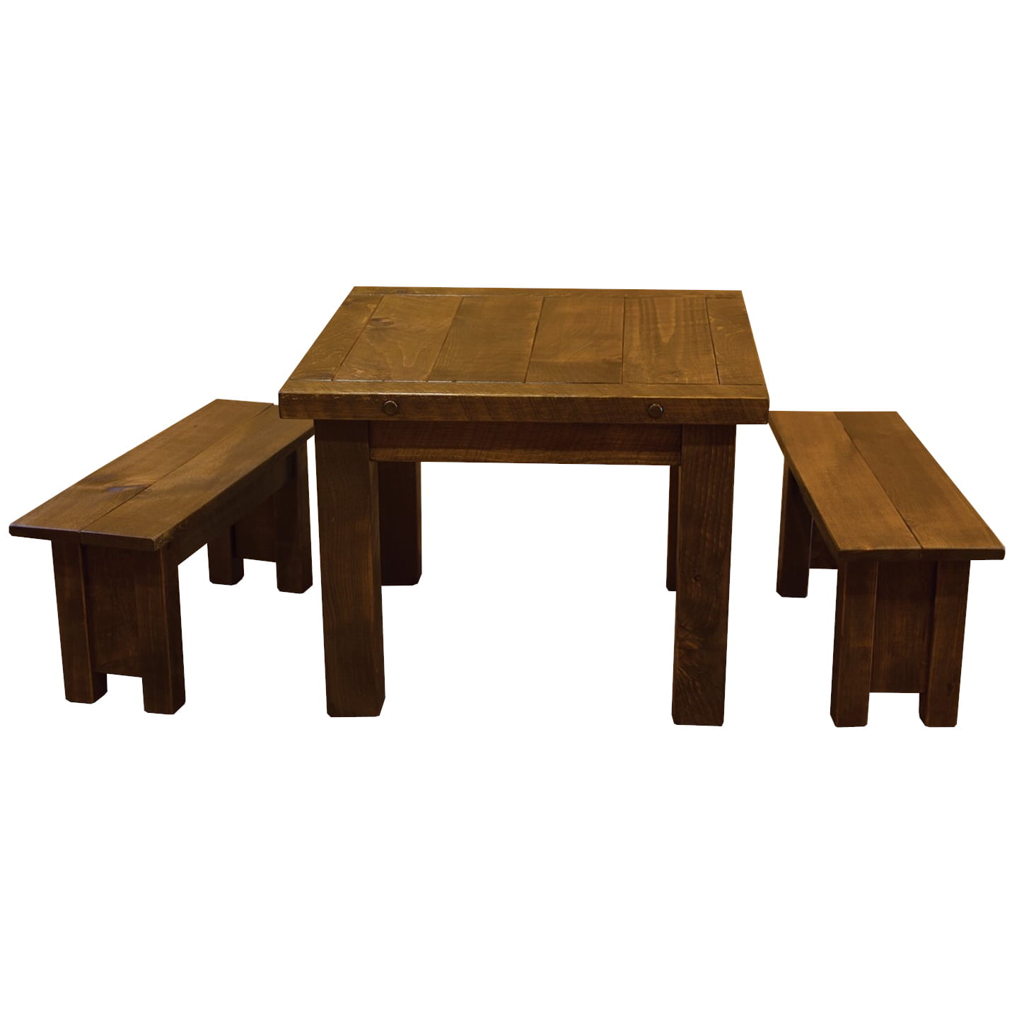 Barnwood Style Timber Peg Children’s Dining Set