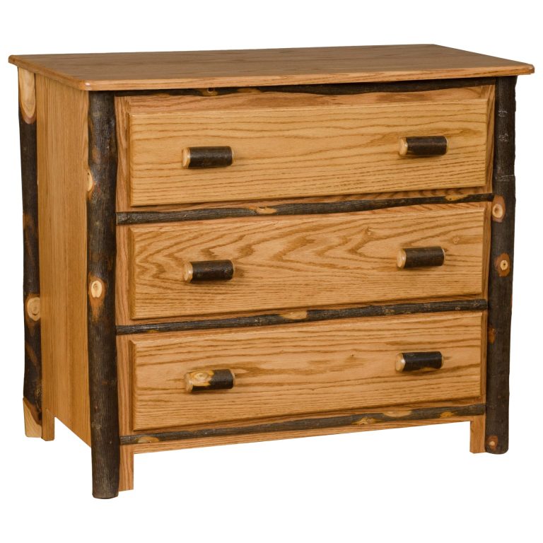 Rustic Hickory Chest of Drawers