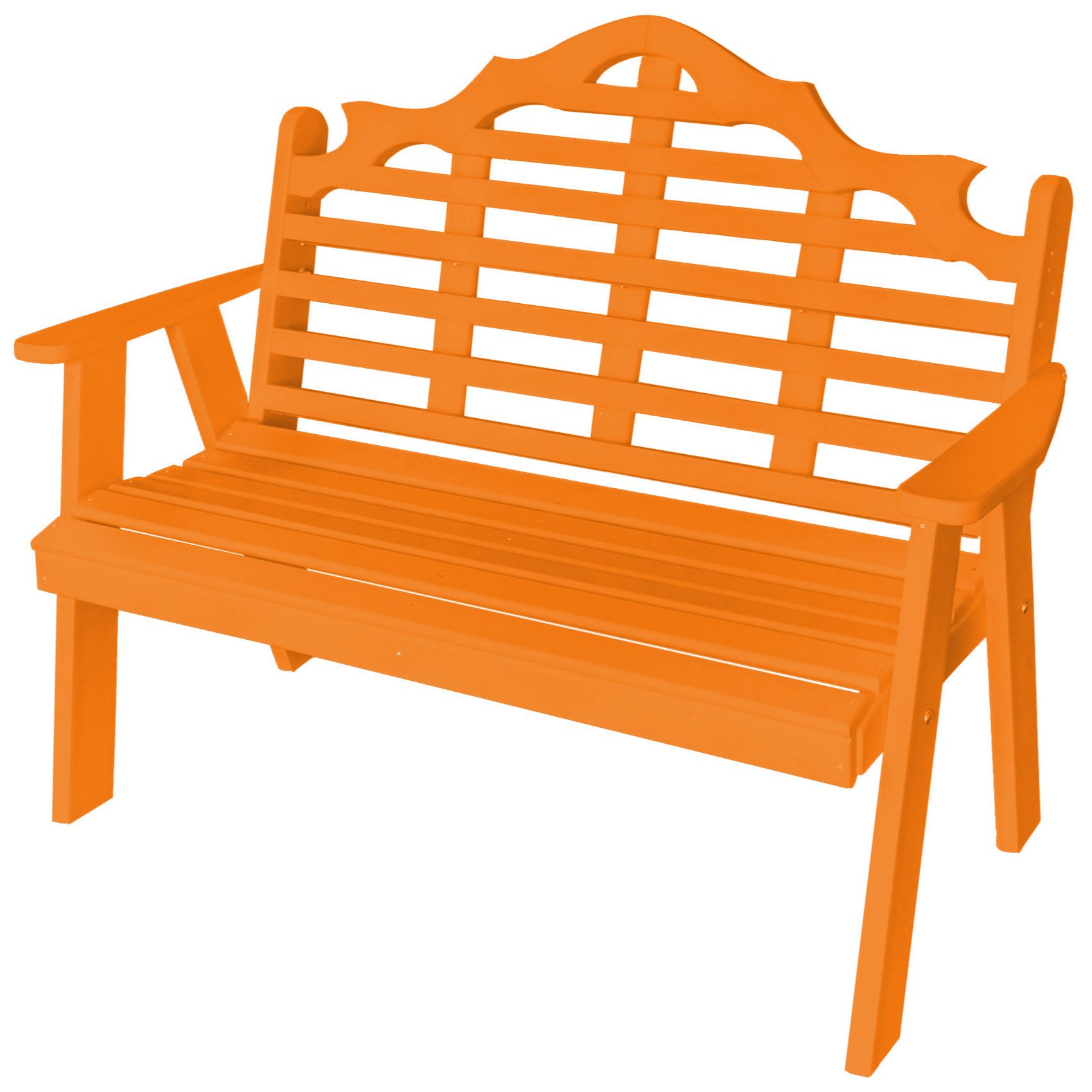 A&L Furniture Poly Lumber Marlboro Porch Garden Bench