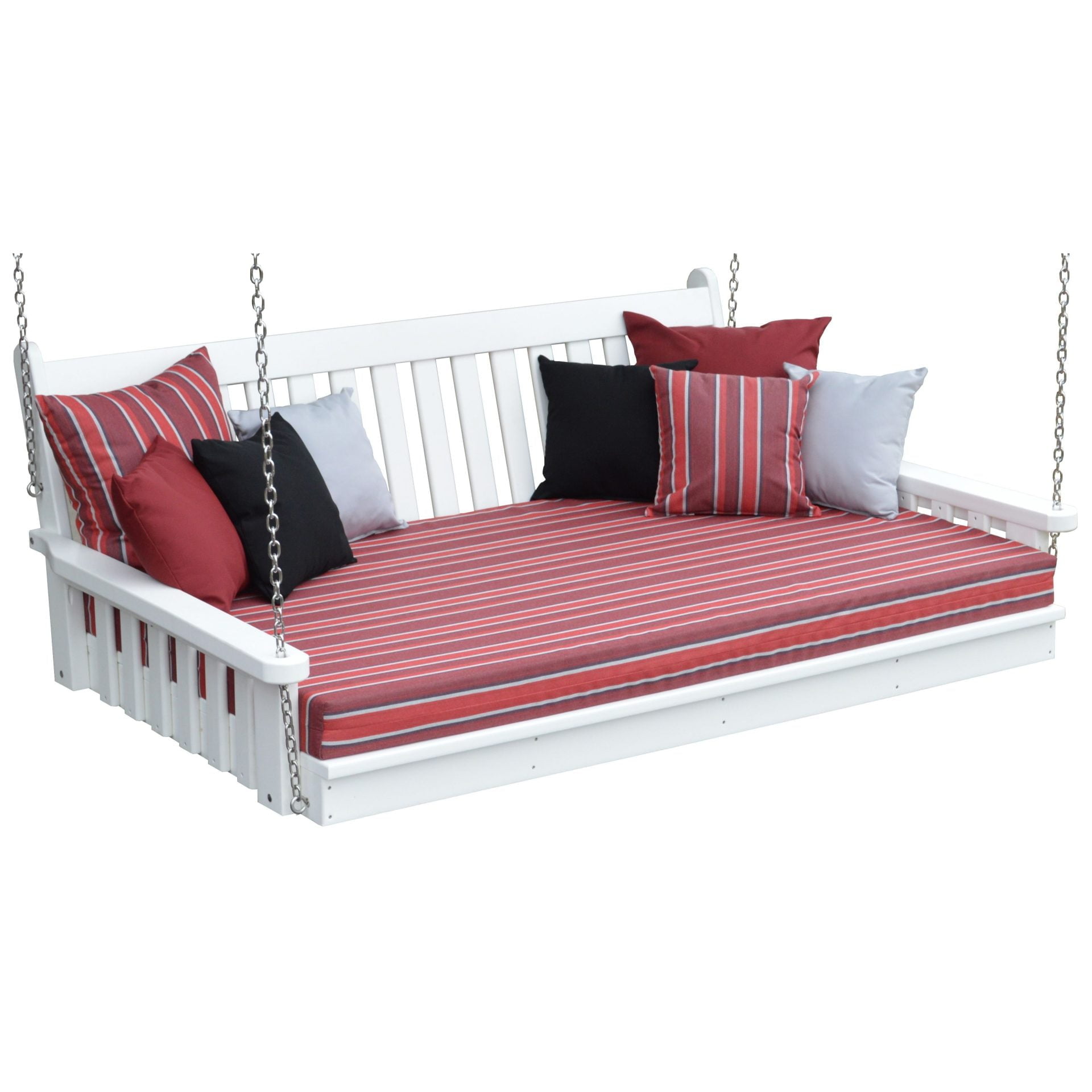 A&L Furniture Poly Lumber Traditional English Swing Bed