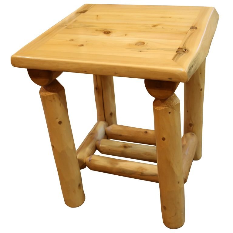 White Cedar Open Nightstand