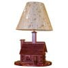 Red Cedar Cabin Lamp