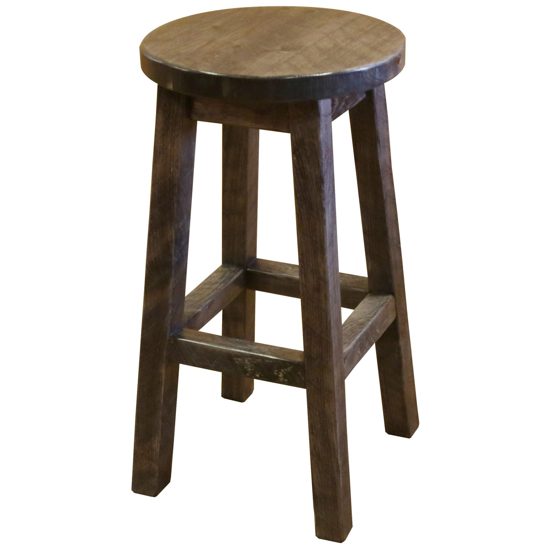 Barnwood Style Timber Peg Barstool