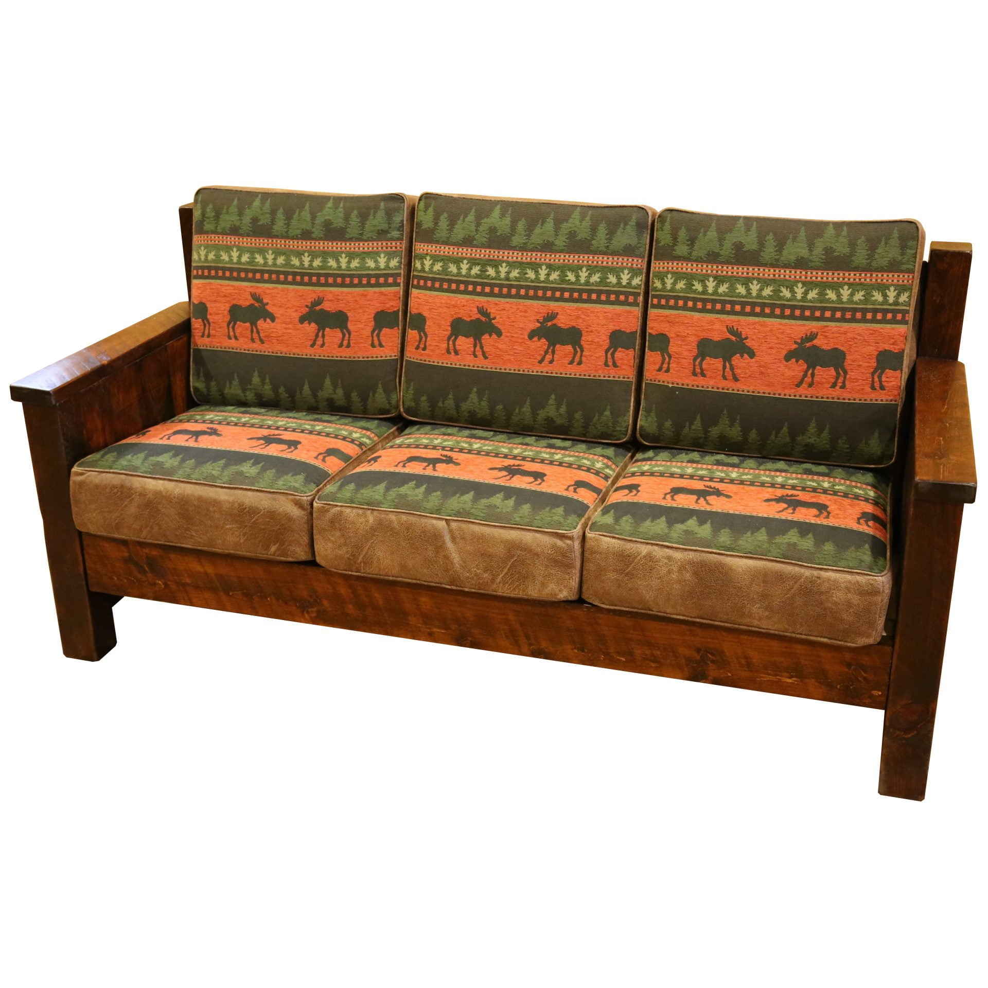 Barnwood Style Timber Peg Sofa