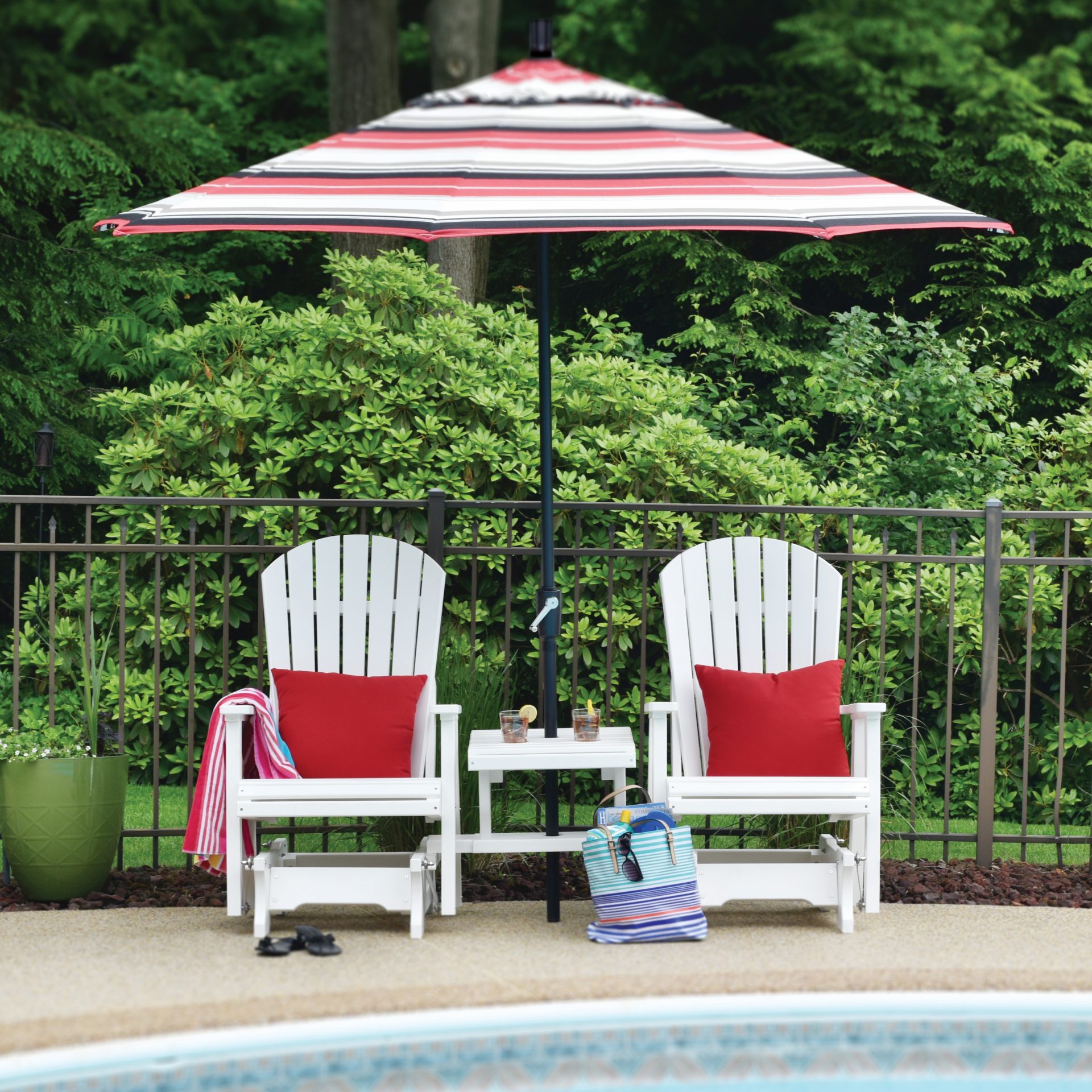 Gliding Settee Table