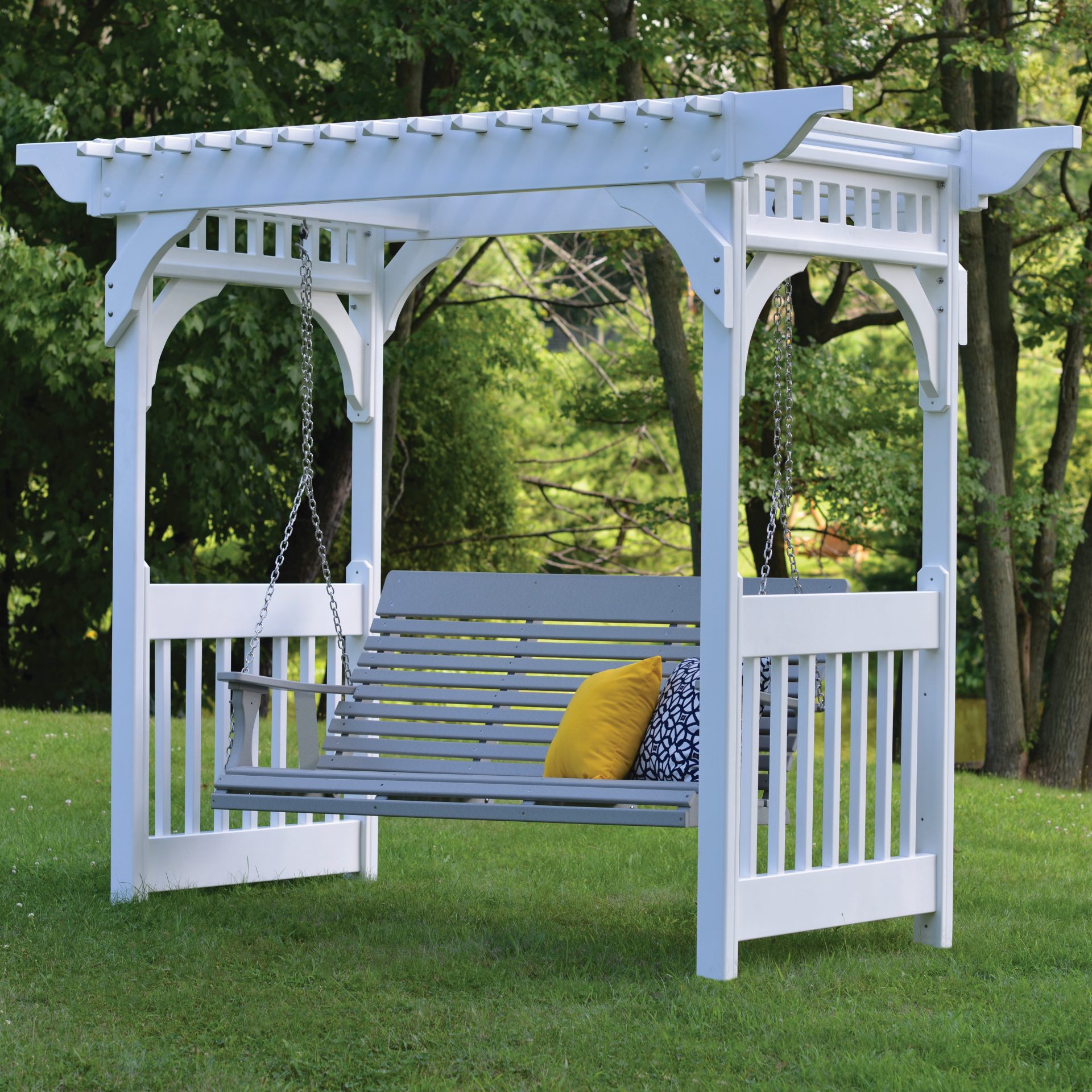 Vinyl Swing Arbor