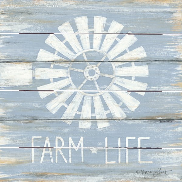 Wood Pallet Art – Farm Life Windmill