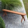 A&L Furniture Cedar Crossleg Bench