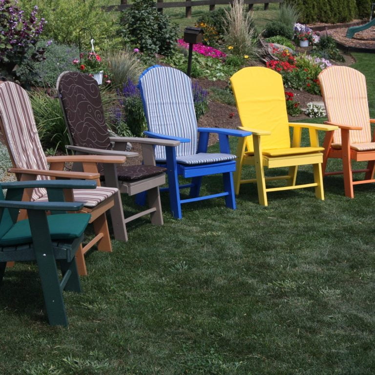 A&L Furniture Poly Lumber Upright Adirondack Chair