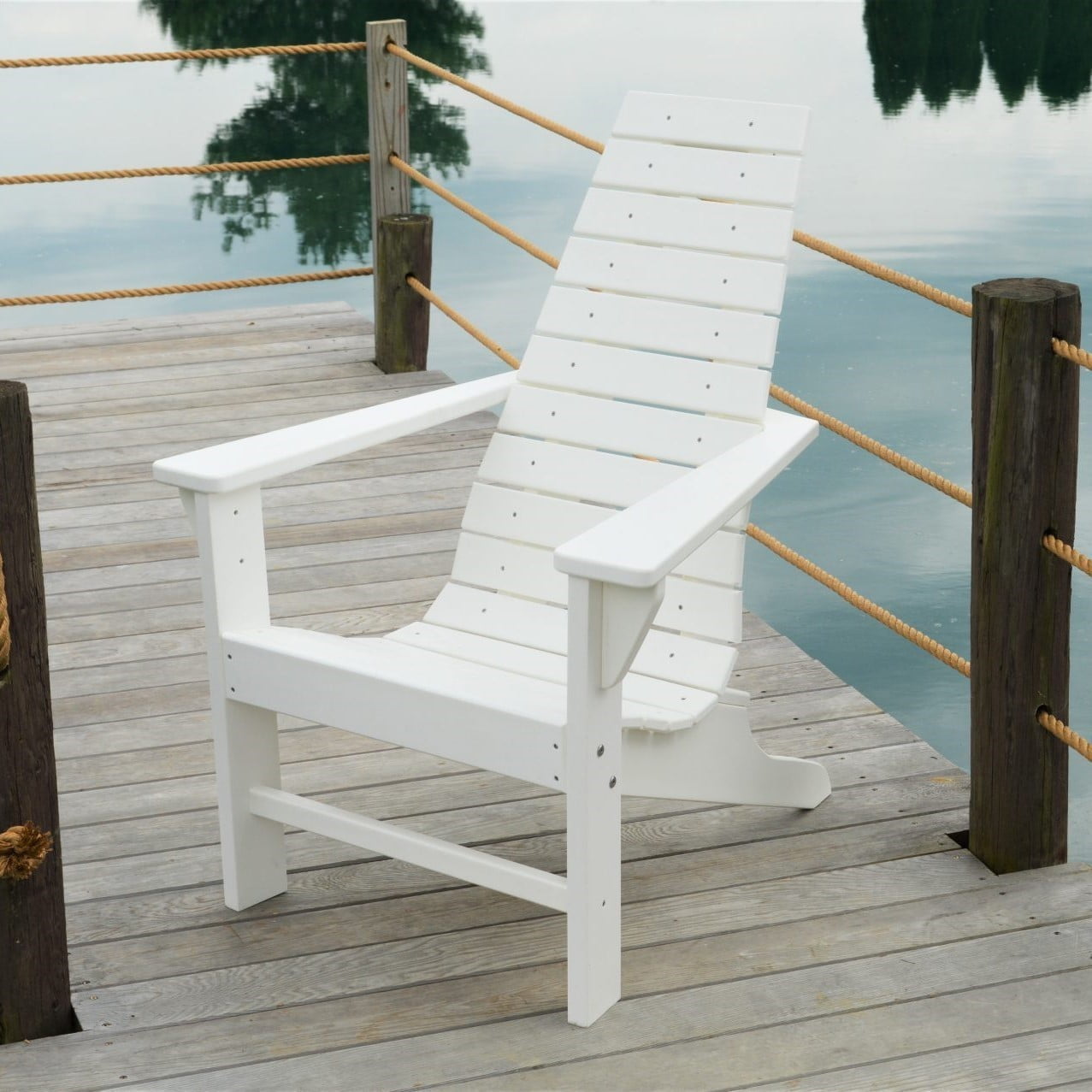 A&L Furniture Poly Lumber New Hope Adirondack Chair