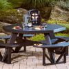 LuxCraft Octagon Picnic Table