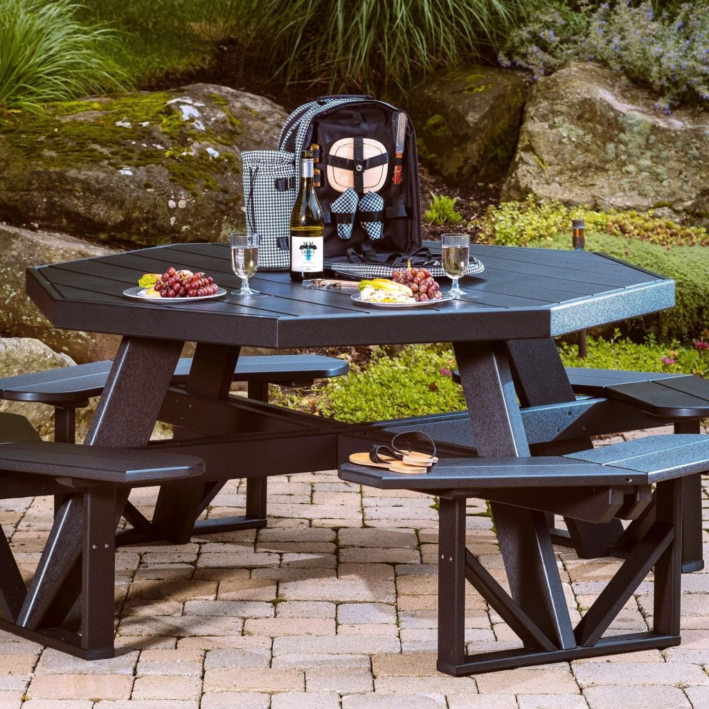 LuxCraft Octagon Picnic Table