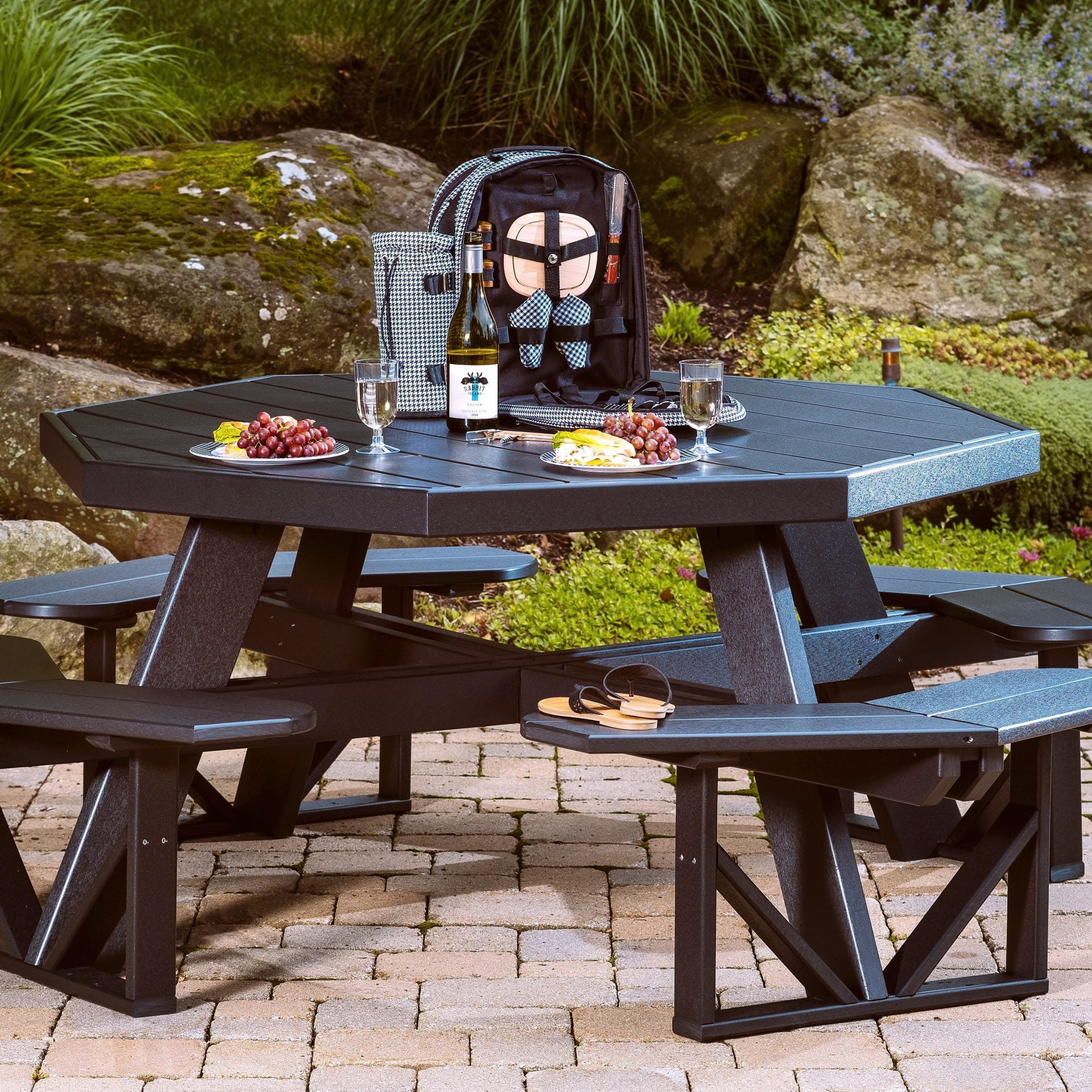Poly Lumber Octagon Picnic Table
