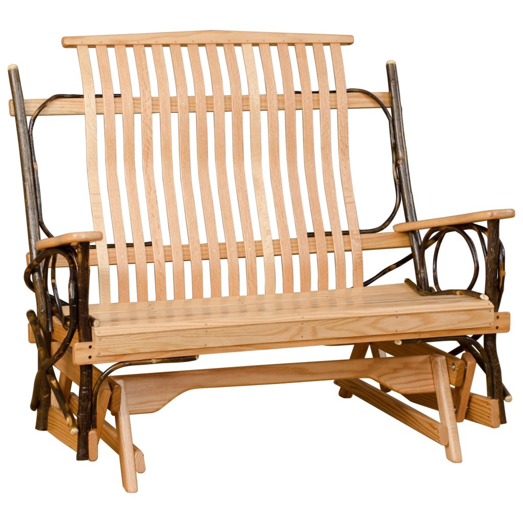Rustic Hickory Glider
