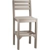 Island Side Bar Chair-Weatherwood