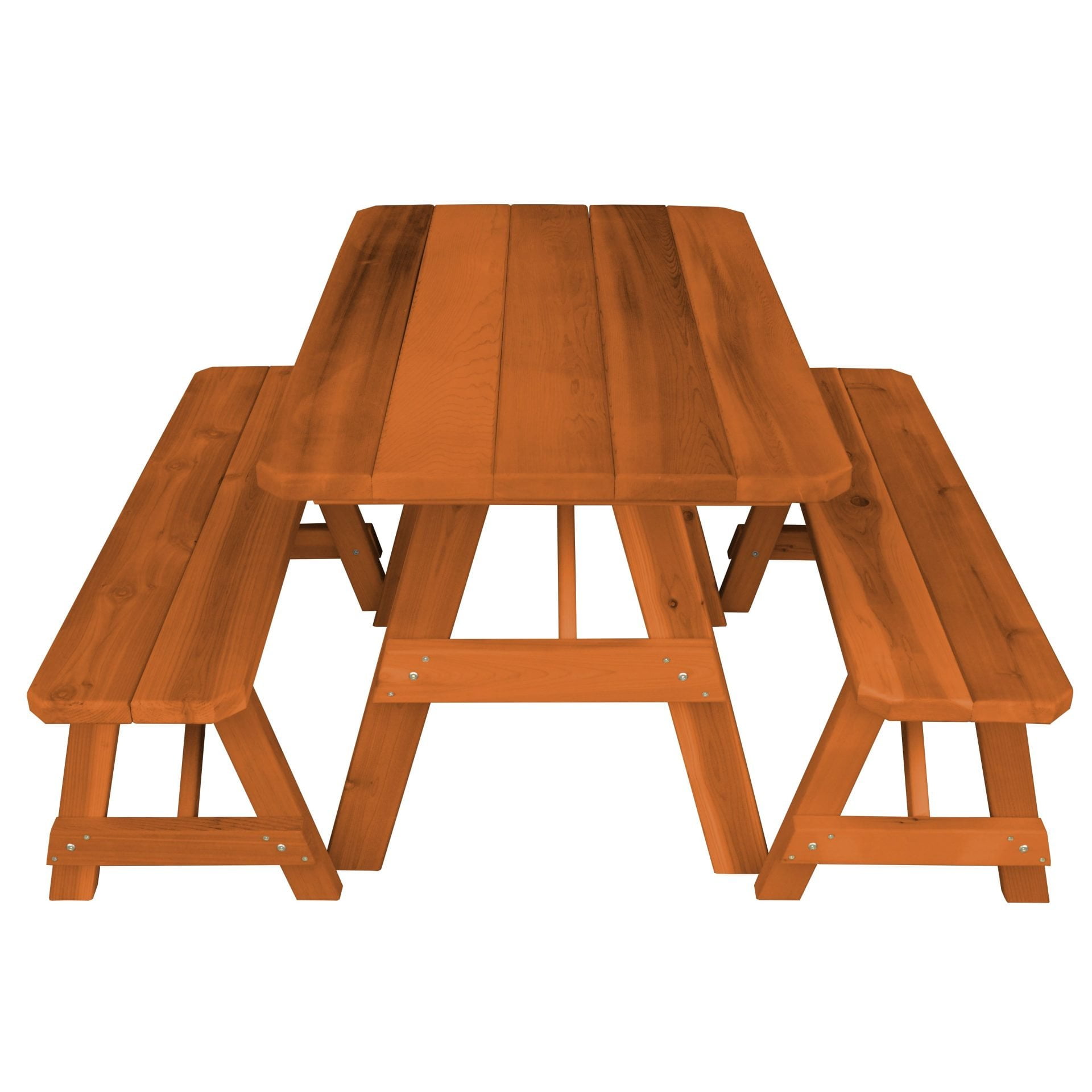 Cedar Traditional Picnic Table with Benches
