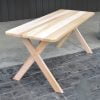 A&L Furniture Cedar Crossleg Table