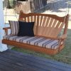 A&L Furniture Cedar Fanback Swing