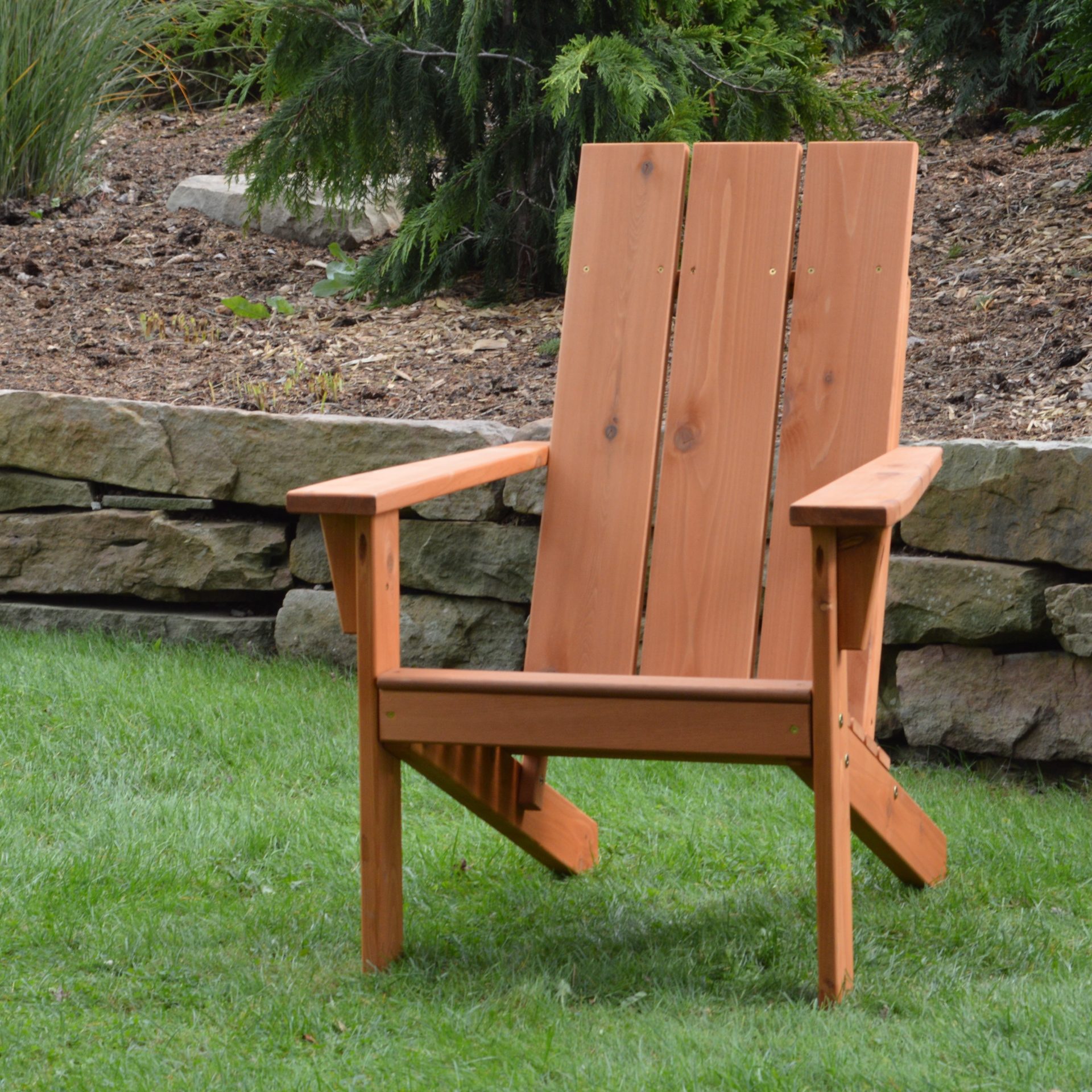 A&L Furniture Cedar Modern Adirondack Chair