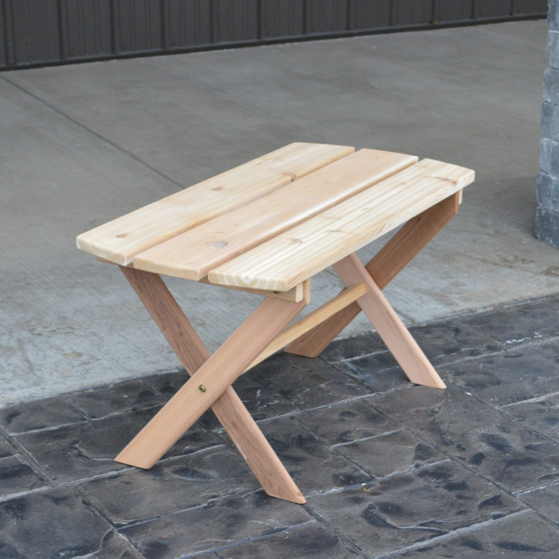 Cedar Folding Coffee Table