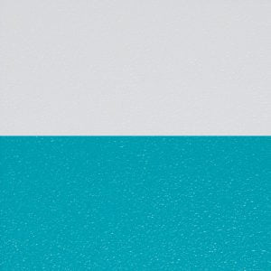 White and Teal