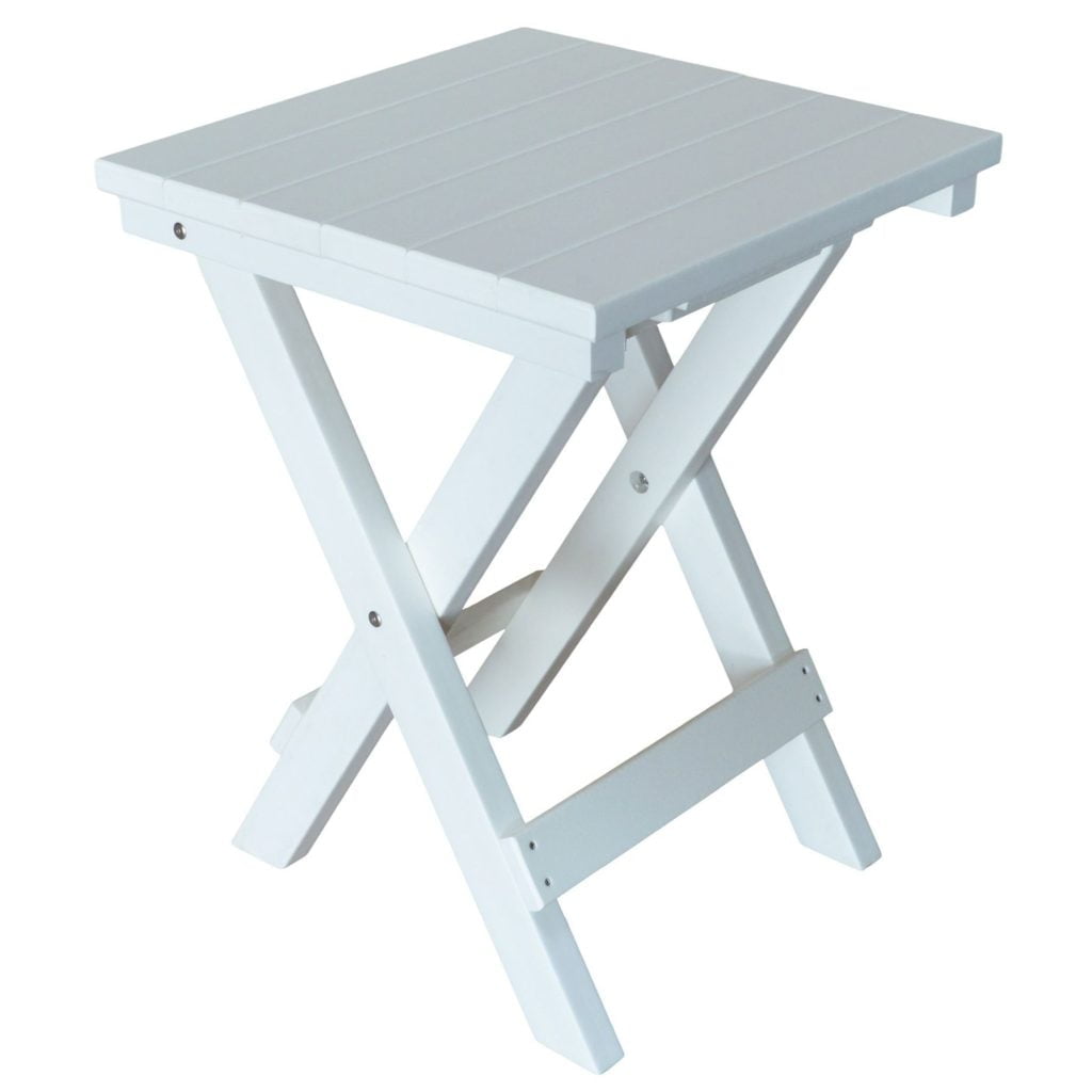 A&L Furniture Poly Lumber Coronado Square Folding Bistro Table