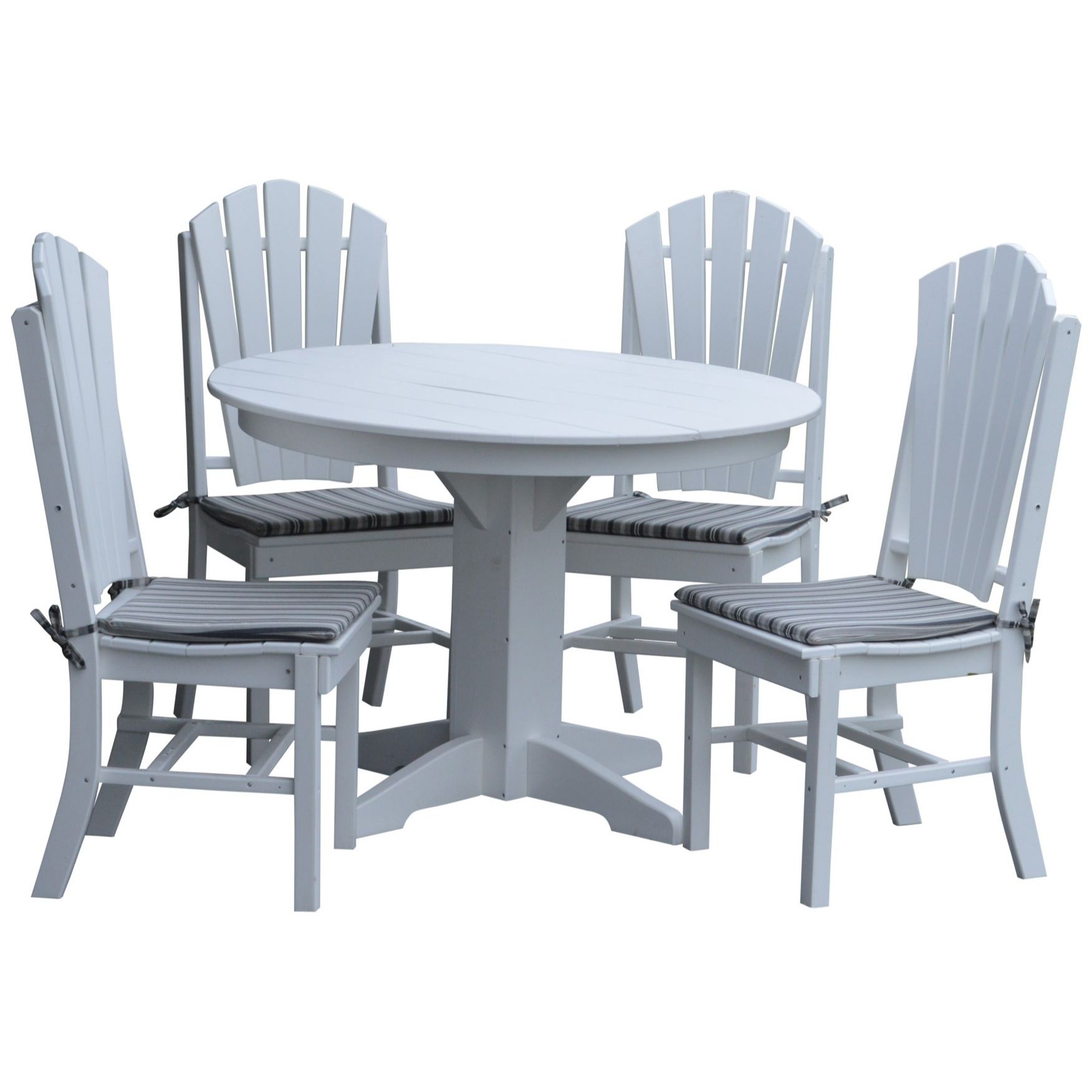 A&L Furniture Poly Lumber Adirondack Dining Side Chair