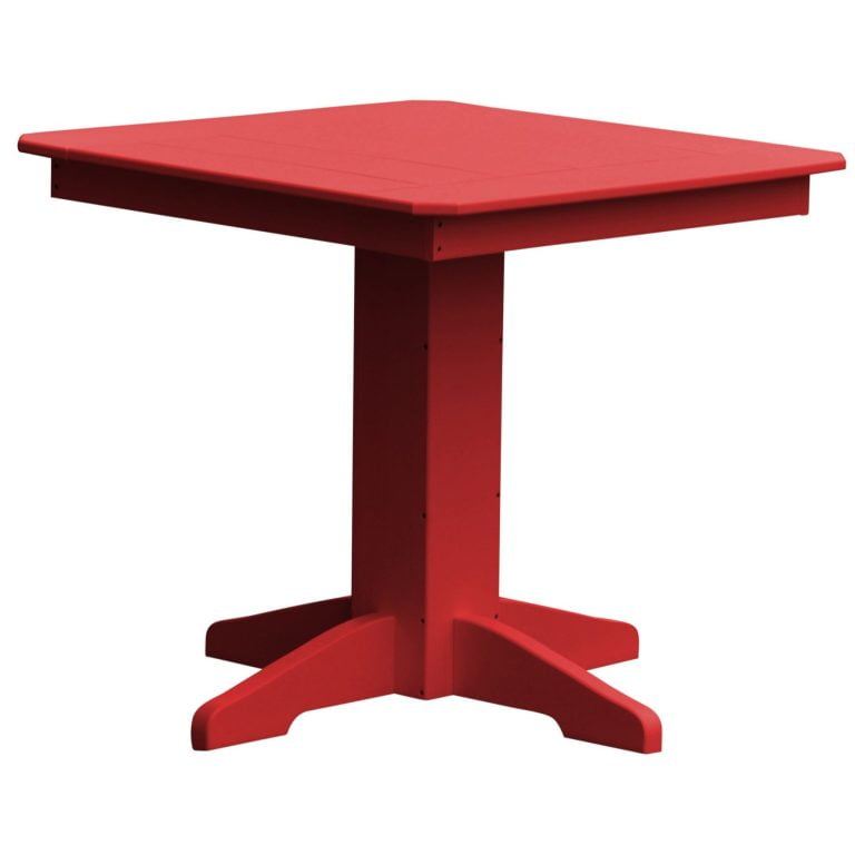 A&L Furniture Poly Lumber Square Table