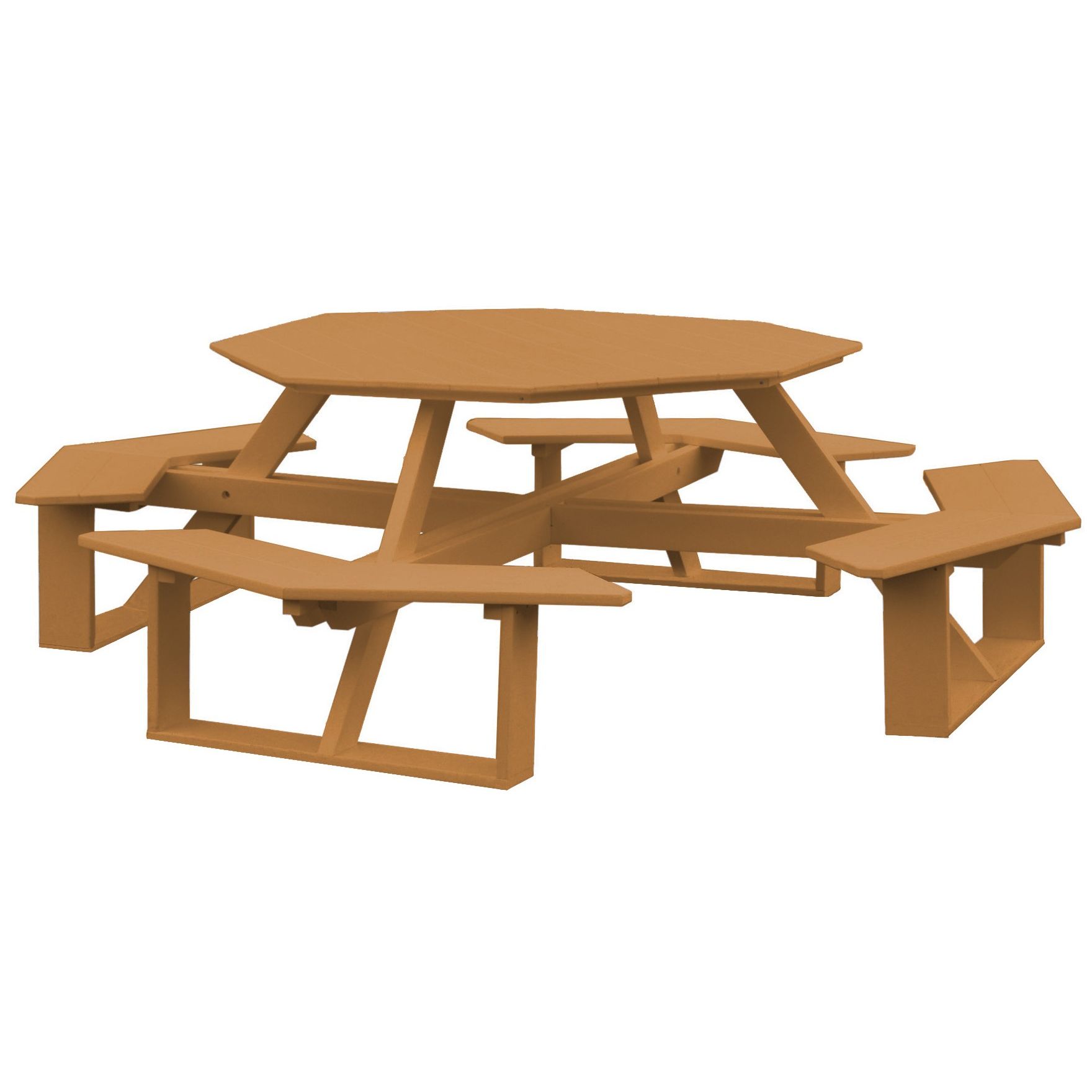 Poly Lumber Octagon Walk-In Table