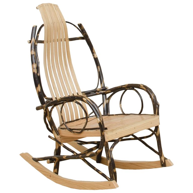 Twig Arm Hickory and Oak Rocker - Set of Two