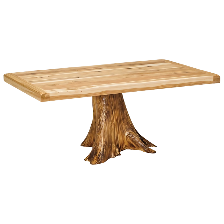 Rustic Hickory Settler's Stump Table