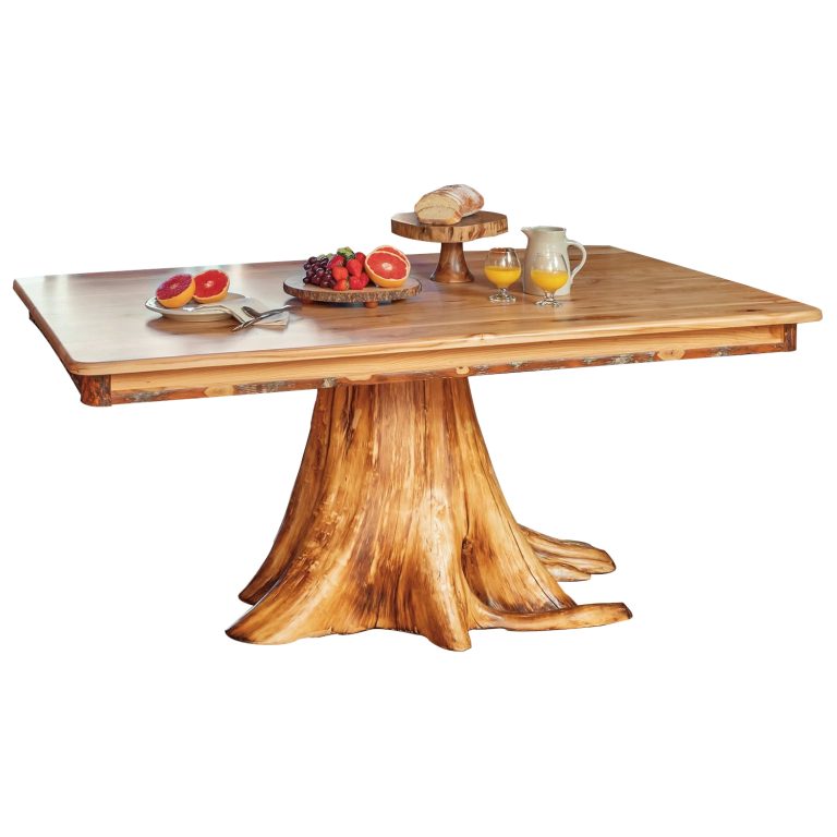 Rustic Hickory Standard Stump Table