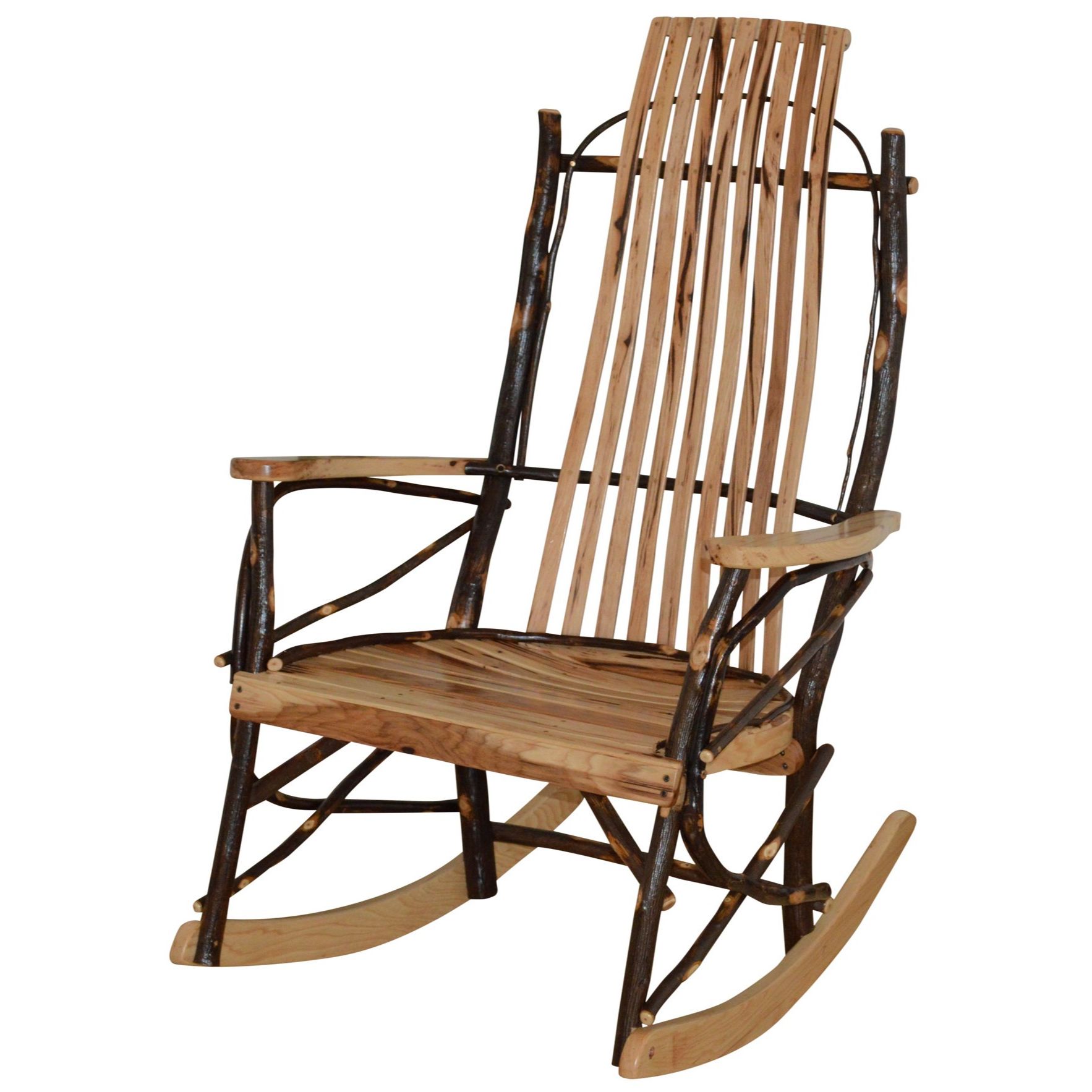 A&L Furniture Hickory 9-Slat Rocker