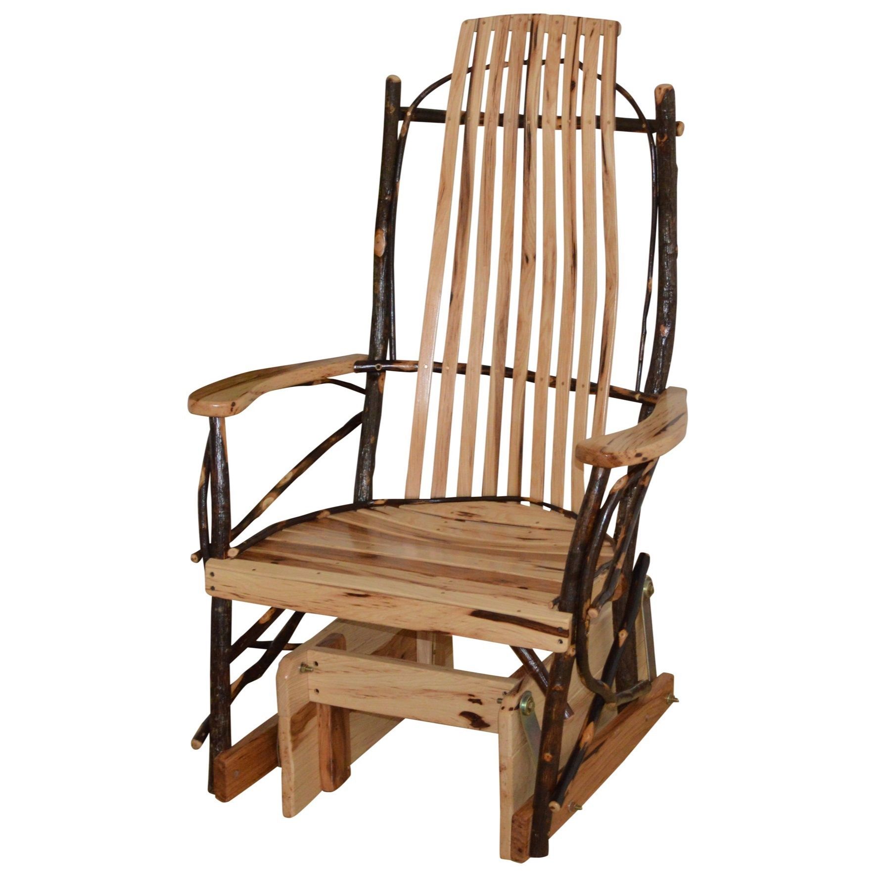 A&L Furniture Hickory Glider Rocker