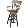 A&L Furniture Hickory Swivel Bar Chair